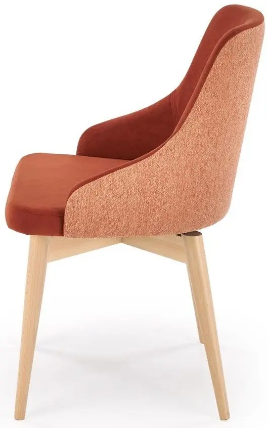 Стул Halmar Malaga (Cinnamon/Natural Oak)