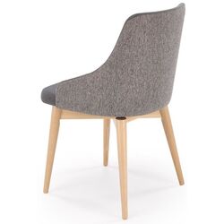 Стул Halmar Malaga (Grey/Natural Oak) Thumb