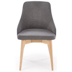 Стул Halmar Malaga (Grey/Natural Oak) Thumb