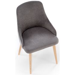 Стул Halmar Malaga (Grey/Natural Oak) Thumb
