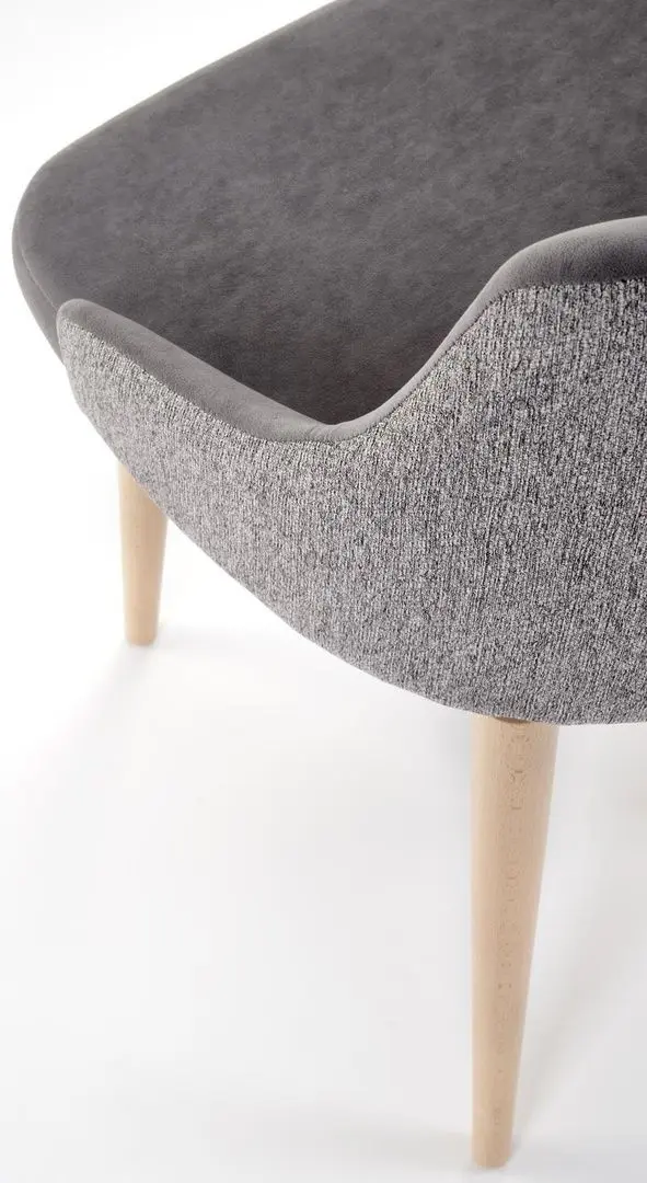 Стул Halmar Malaga (Grey/Natural Oak) - 10