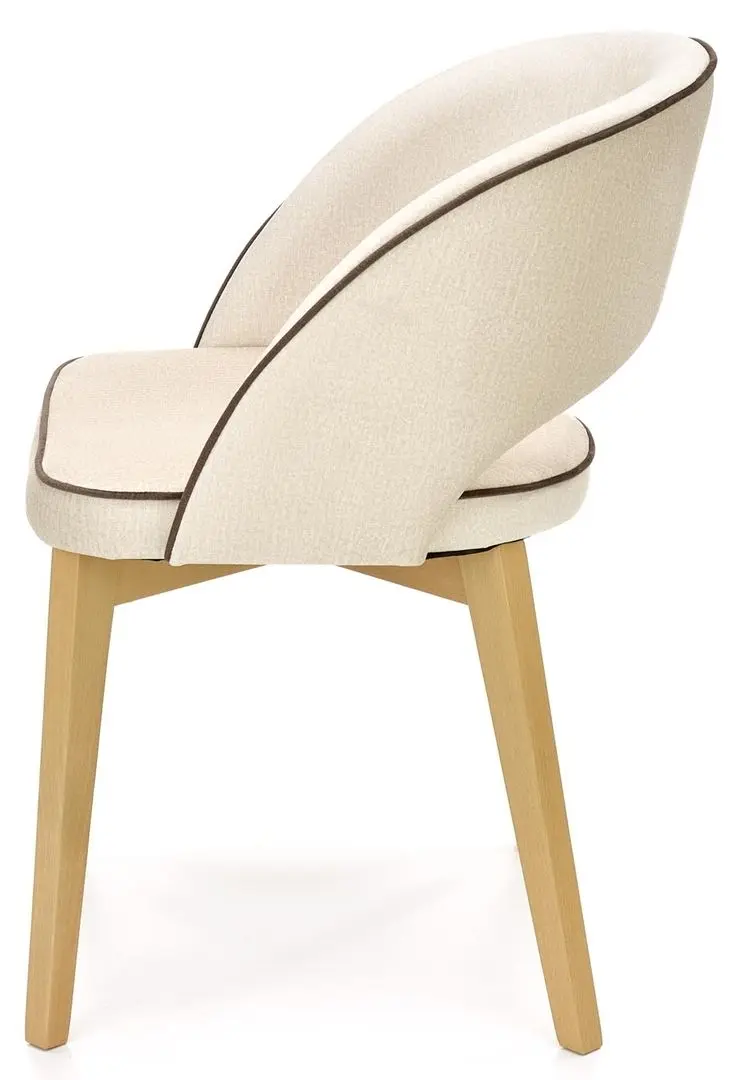 Scaun Halmar Marino (Cream/Honey Oak) - 4