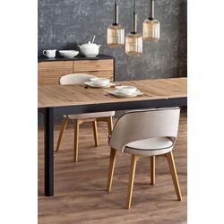 Scaun Halmar Marino (Cream/Honey Oak) Thumb
