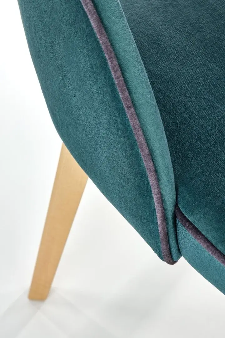 Стул Halmar Marino (Dark Green/Honey Oak) - 8