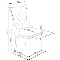 Scaun Halmar Miya (Gray/Black) Thumb