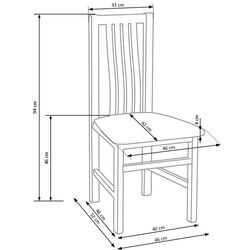 Стул Halmar Pawel (Sonoma Oak/Beige) Thumb