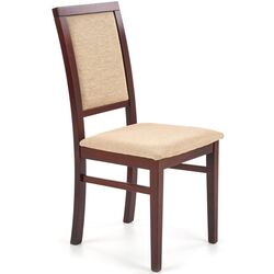 Scaun Halmar Sylwek 1 (Walnut Dark/Beige)