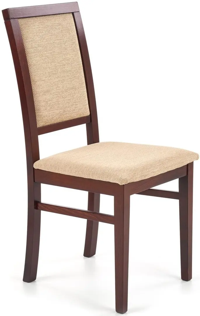 Scaun Halmar Sylwek 1 (Walnut Dark/Beige)