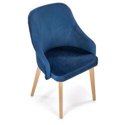 Scaun Halmar Toledo 2 (Dark Blue/Honey Oak) Thumb