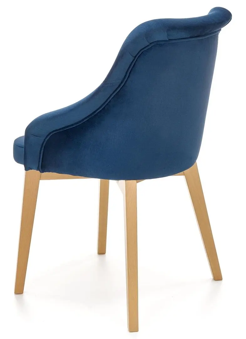 Scaun Halmar Toledo 2 (Dark Blue/Honey Oak)