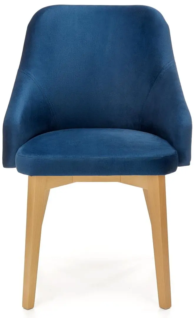 Scaun Halmar Toledo 2 (Dark Blue/Honey Oak)