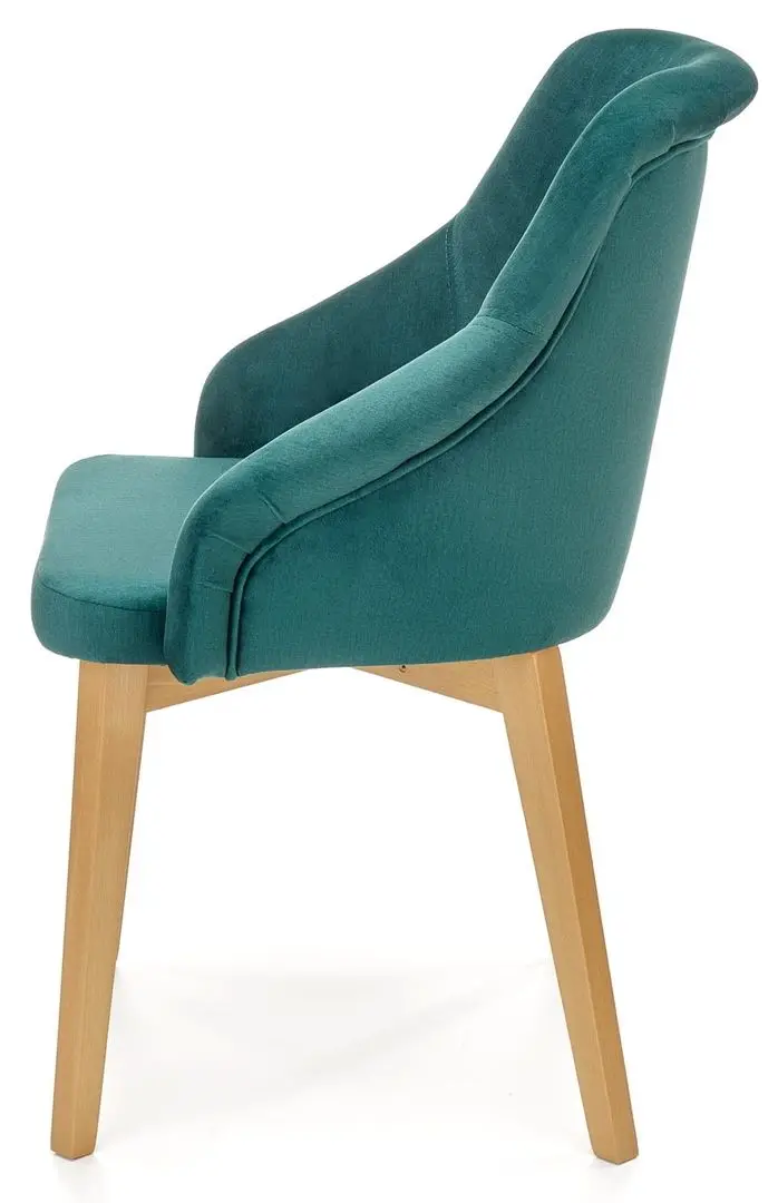 Scaun Halmar Toledo 2 (Dark Green/Honey Oak)