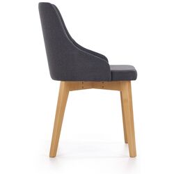 Scaun Halmar Toledo (Graphite/Honey Oak) Thumb