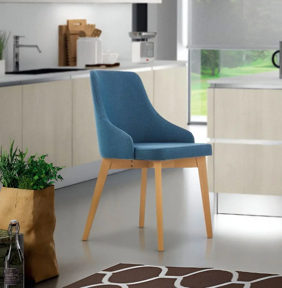 Scaun Halmar Toledo Inari 87 (Honey Oak/Blue)