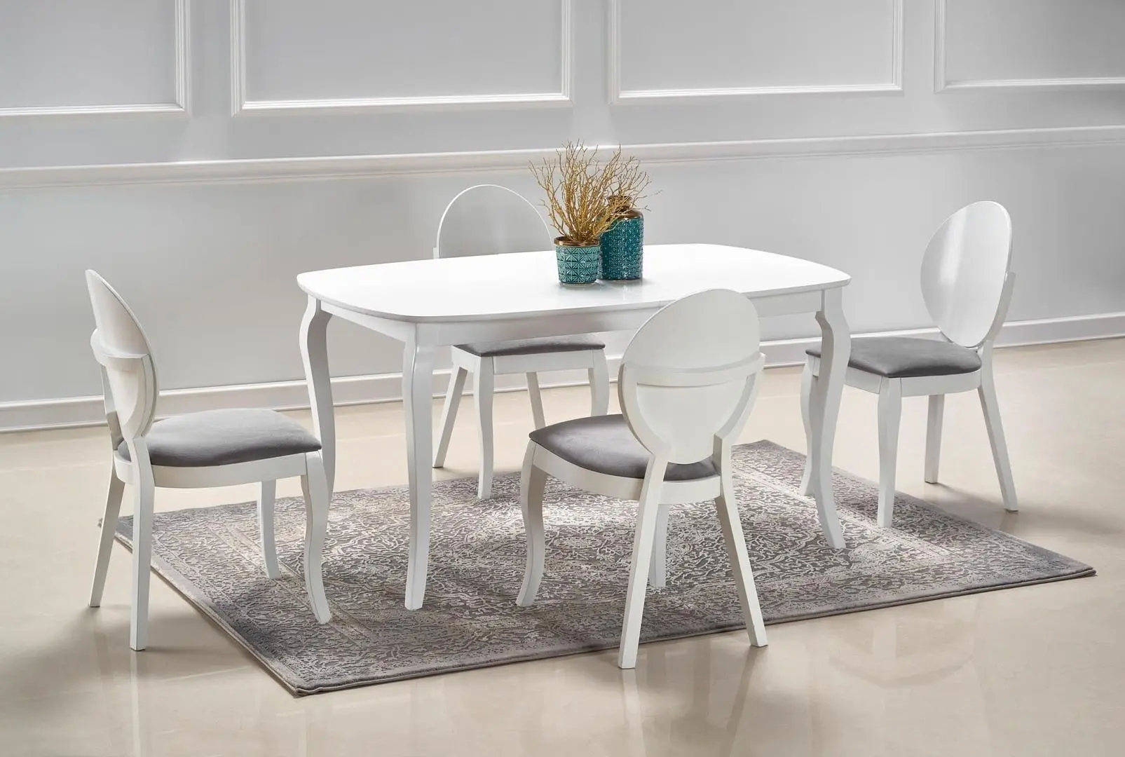 Scaun Halmar Verdi (White/Gray)