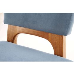 Стул Halmar Wenanty (Honey Oak/Blue) Thumb