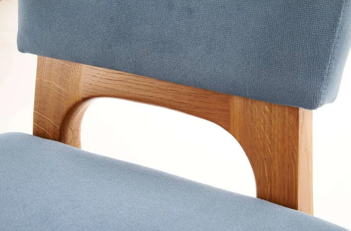 Стул Halmar Wenanty (Honey Oak/Blue)