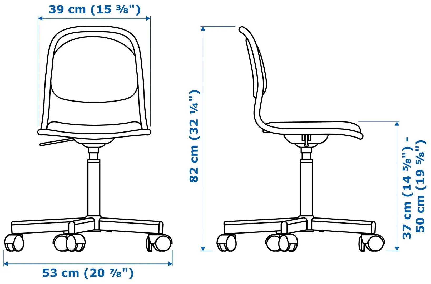 Fotoliu Ikea Orfjall (Alb/Vissle Gri)