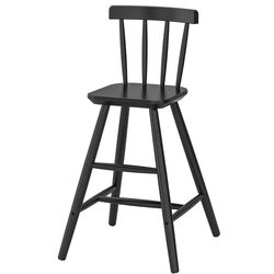Scaun pentru copii Ikea Agam (Negru)