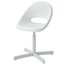 Scaun pentru copii Ikea Loberget/Sibben (Alb)