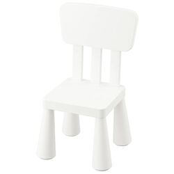 Стул детский Ikea Mammut (Белый)