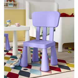 Стул детский Ikea Mammut (Лиловый)