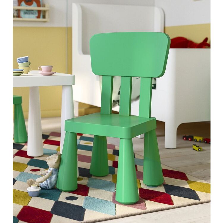 Стул детский Ikea Mammut (Светло-зеленый)