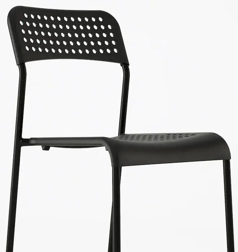 Scaun Ikea Adde (Negru)