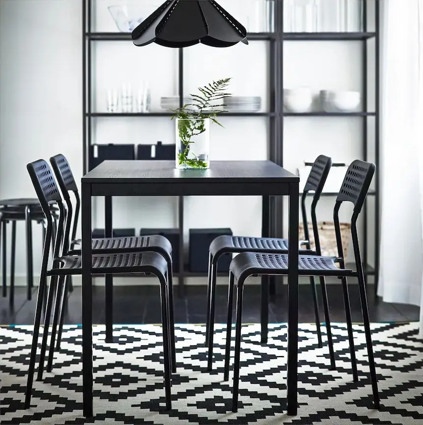 Scaun Ikea Adde (Negru)