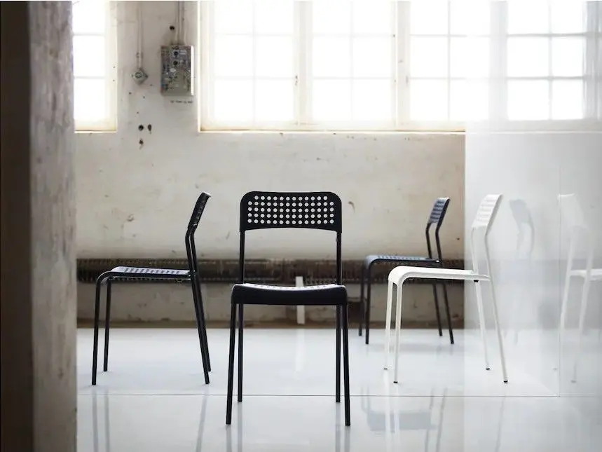 Scaun Ikea Adde (Negru)