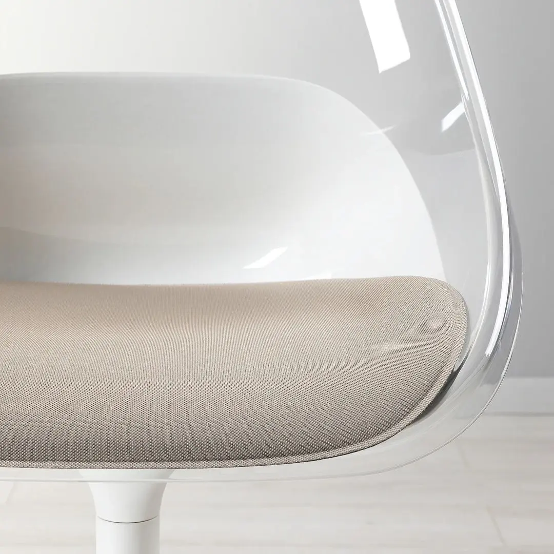 Scaun Ikea Baltsar rotativ (Alb)