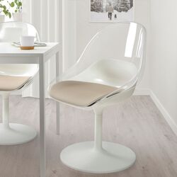 Scaun Ikea Baltsar rotativ (Alb) Thumb
