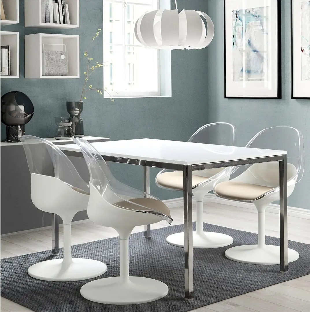 Scaun Ikea Baltsar rotativ (Alb)