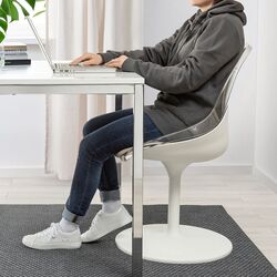 Scaun Ikea Baltsar rotativ (Alb) Thumb