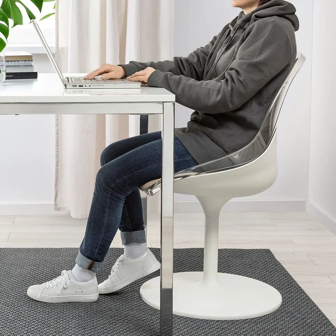 Scaun Ikea Baltsar rotativ (Alb)