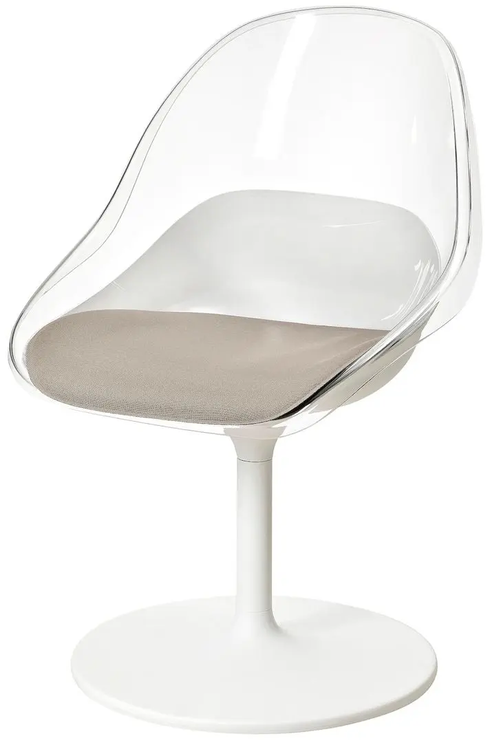 Scaun Ikea Baltsar rotativ (Alb)