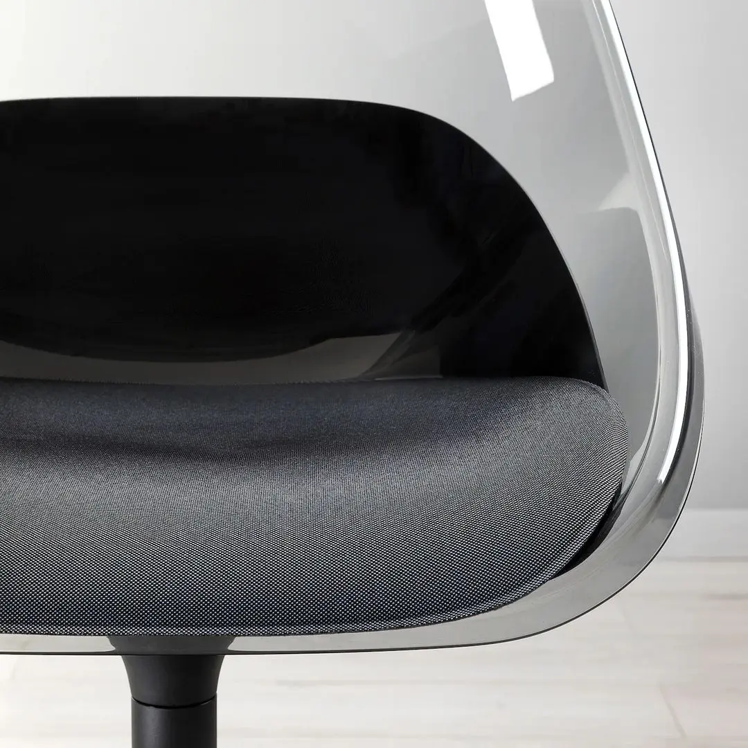 Стул Ikea Baltsar вращающийся (Черный)