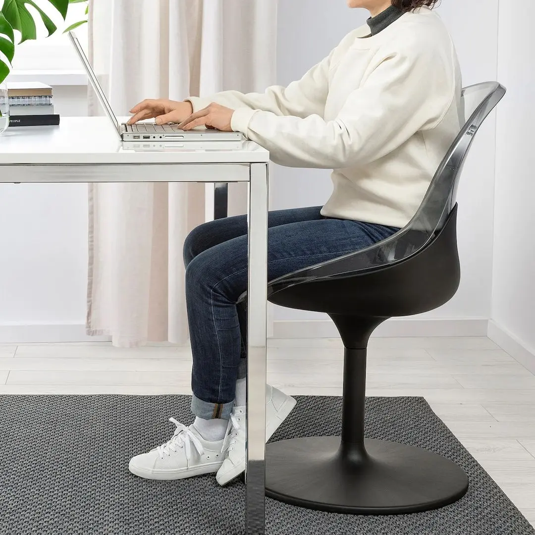 Стул Ikea Baltsar вращающийся (Черный)