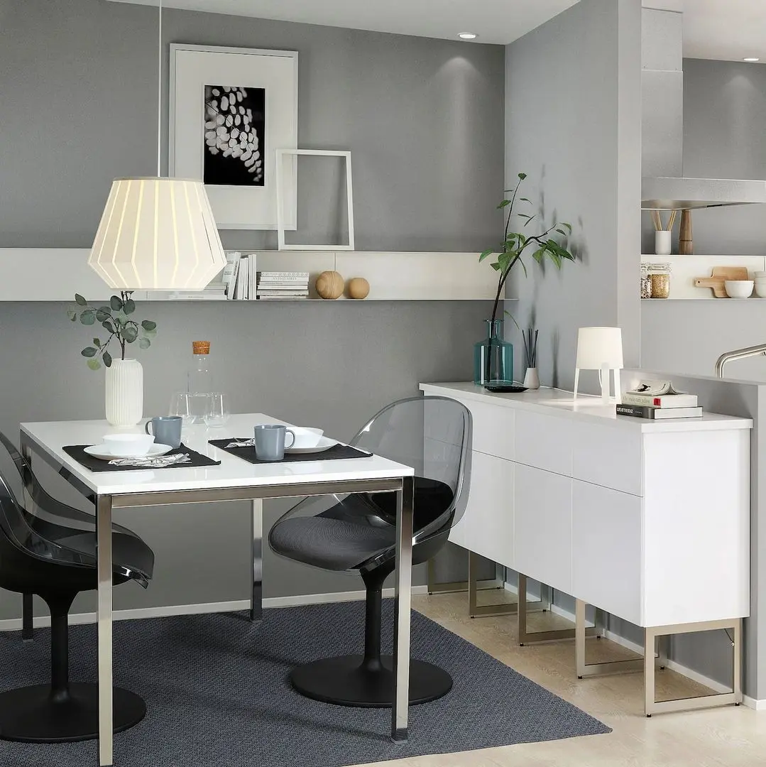 Стул Ikea Baltsar вращающийся (Черный)