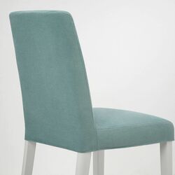 Стул Ikea Bergmund (Белый/Люнген Светло-зеленый) Thumb