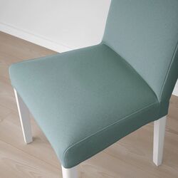 Стул Ikea Bergmund (Белый/Люнген Светло-зеленый) Thumb