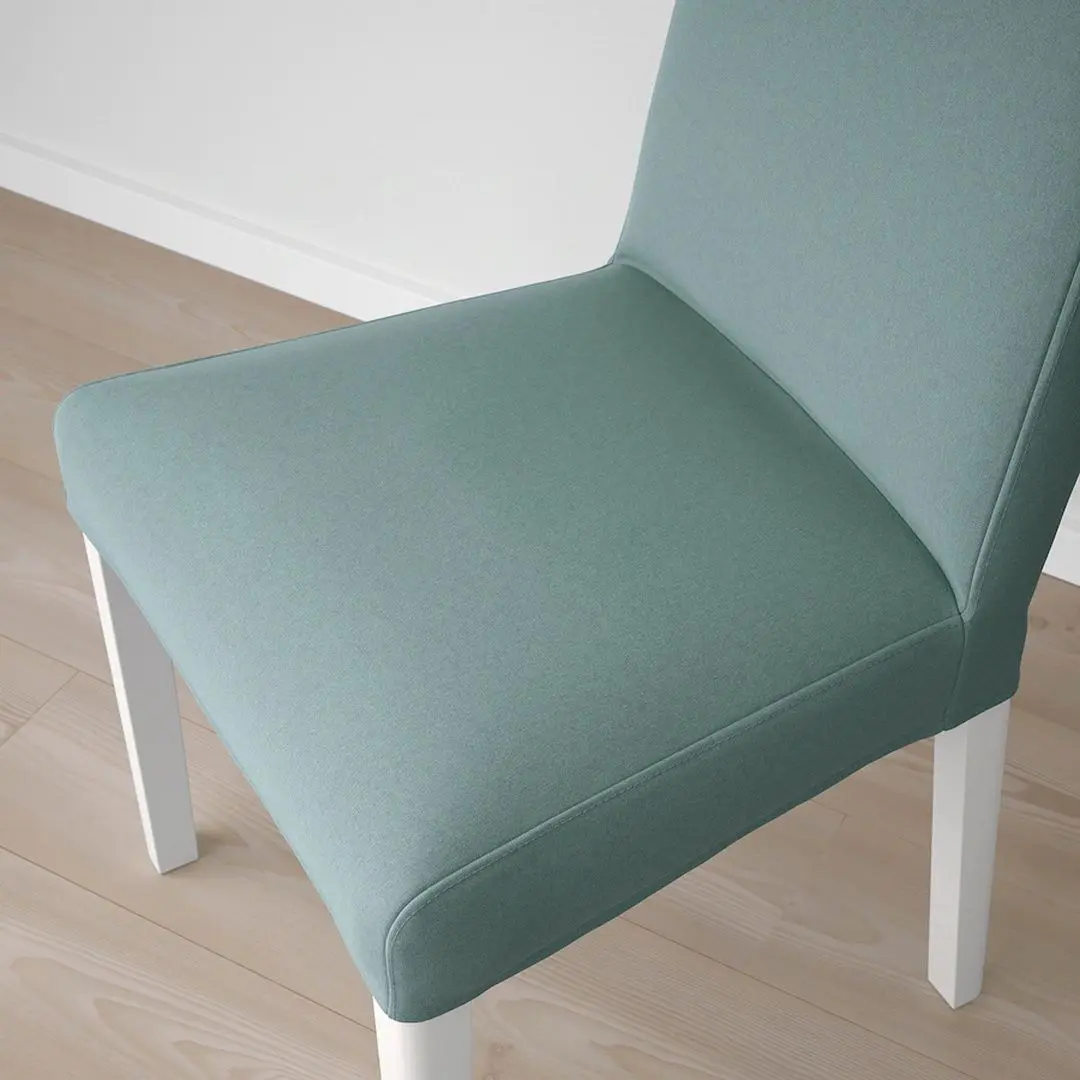 Стул Ikea Bergmund (Белый/Люнген Светло-зеленый) - 4