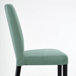 Стул Ikea Bergmund (Черный/Люнген Светло-зеленый) Thumb