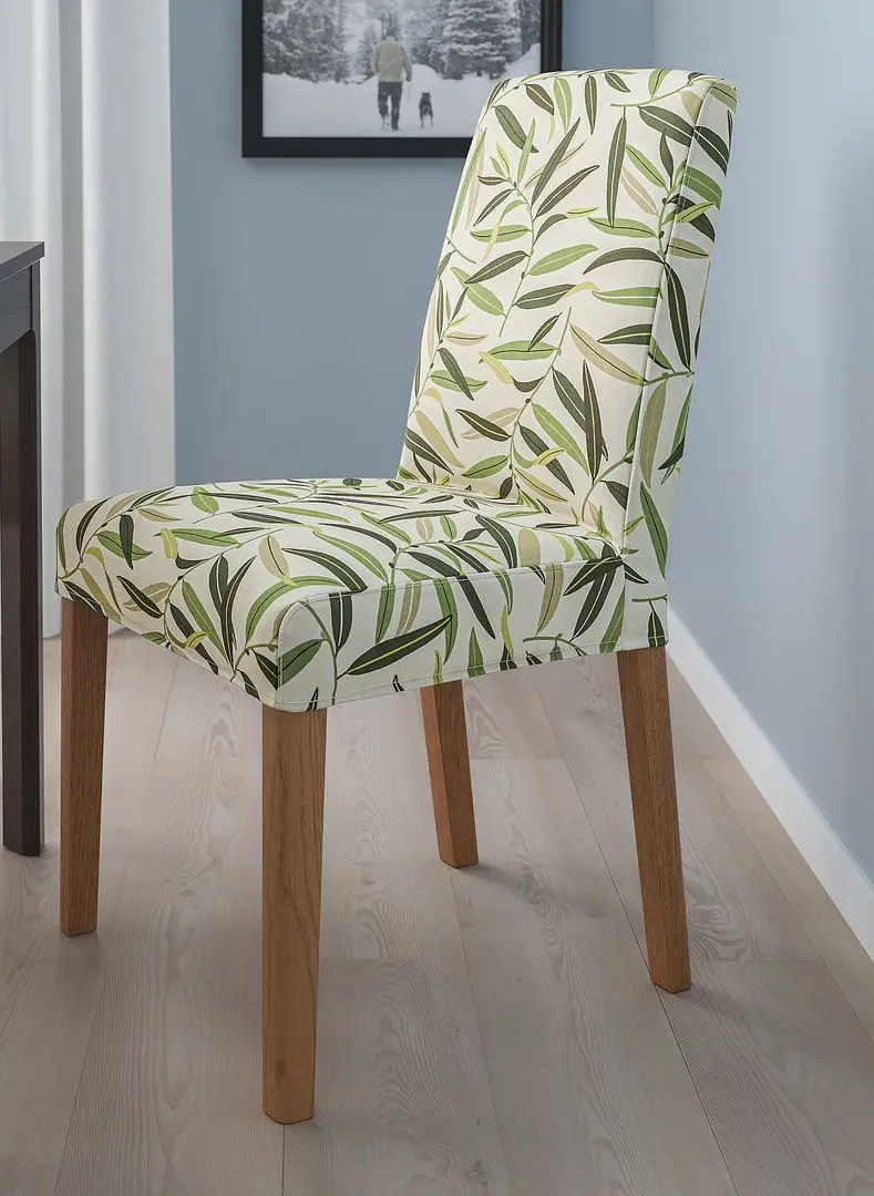 Scaun Ikea Bergmund/Fagelfors (Aspect Stejar/Multicolor)