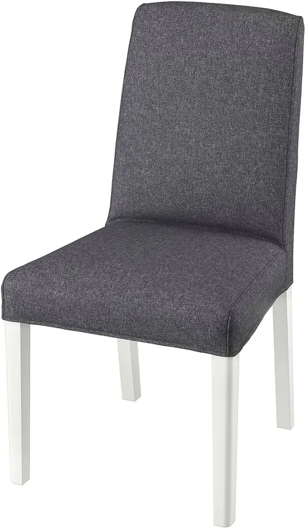 Scaun Ikea Bergmund/Gunnared (Alb/Gri)