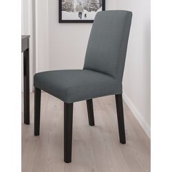Scaun Ikea Bergmund/Nykvarn (Negru/Gri)