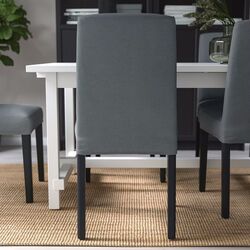 Scaun Ikea Bergmund/Nykvarn (Negru/Gri) Thumb