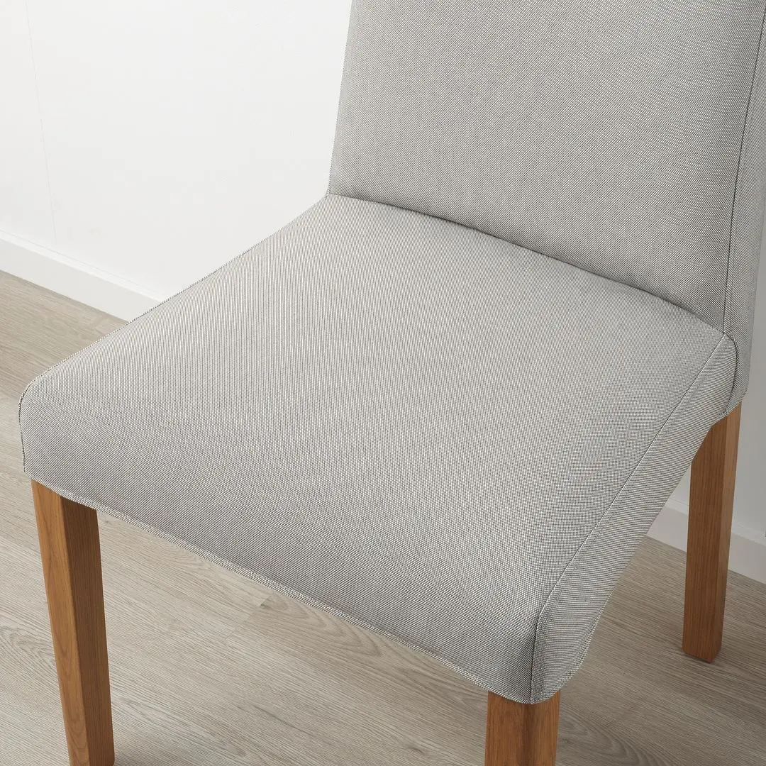 Scaun Ikea Bergmund/Orrsta (Aspect Stejar/Gri)