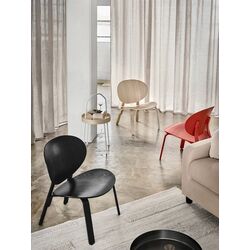 Scaun Ikea Froset (Vopsit Negru/Furnir Stejar) Thumb