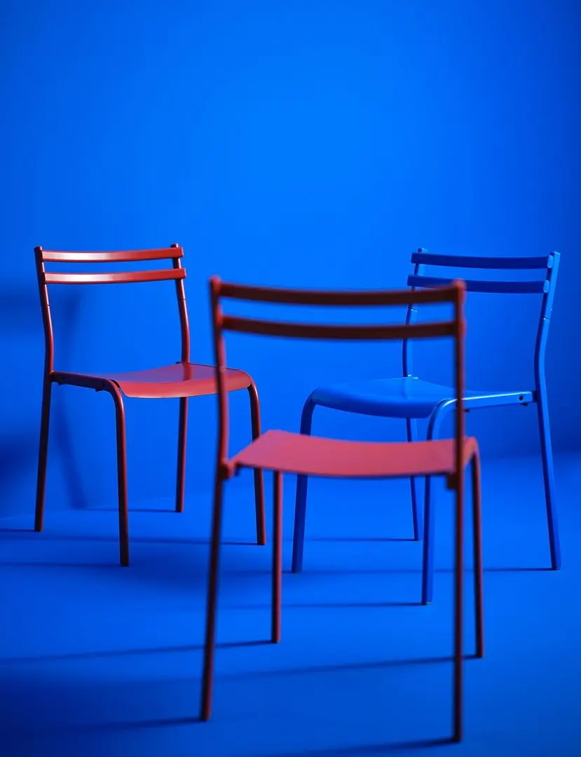 Стул Ikea Geneson (Красный)